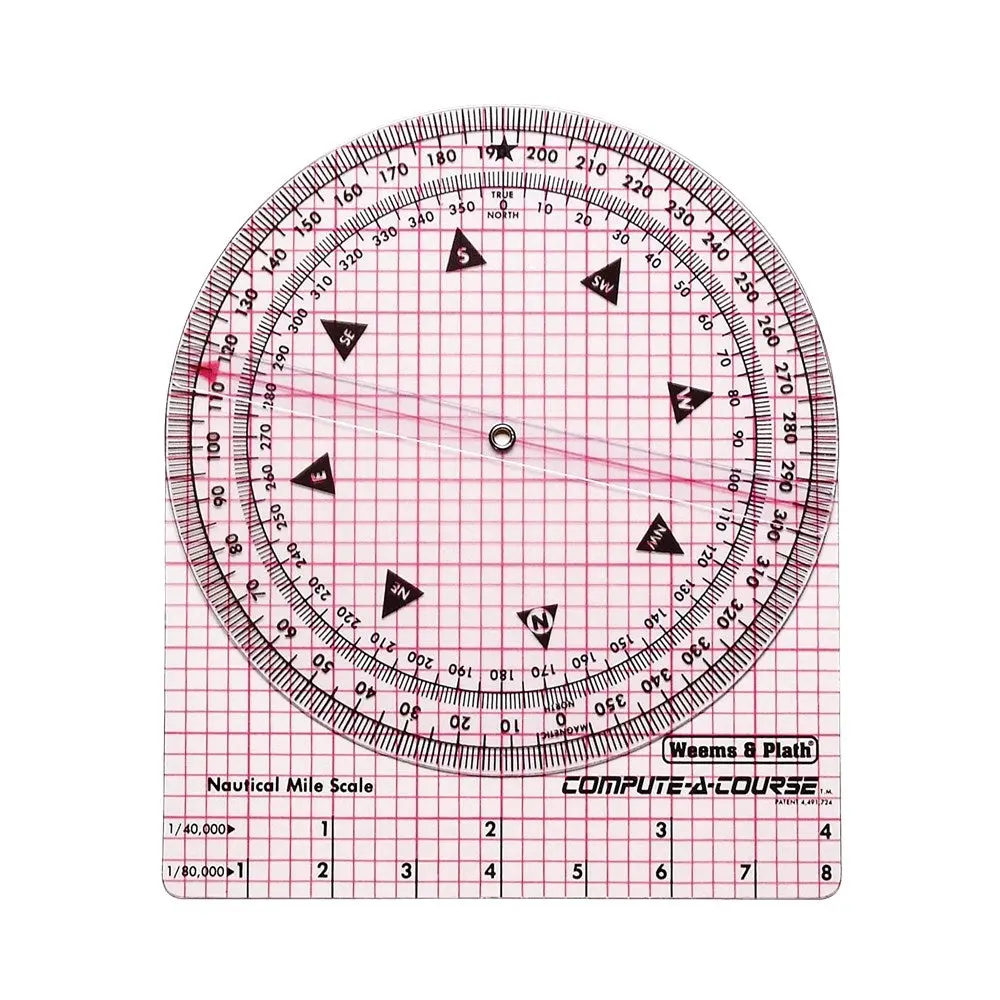 Weems & Plath Compute-A-Course Compact Multi-Purpose Plotting Tool 1