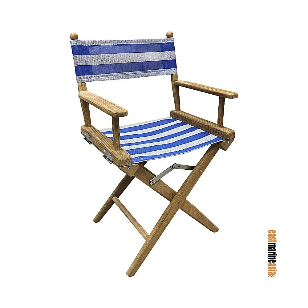 Ema Deluxe Teak Folding Director's Chair 1