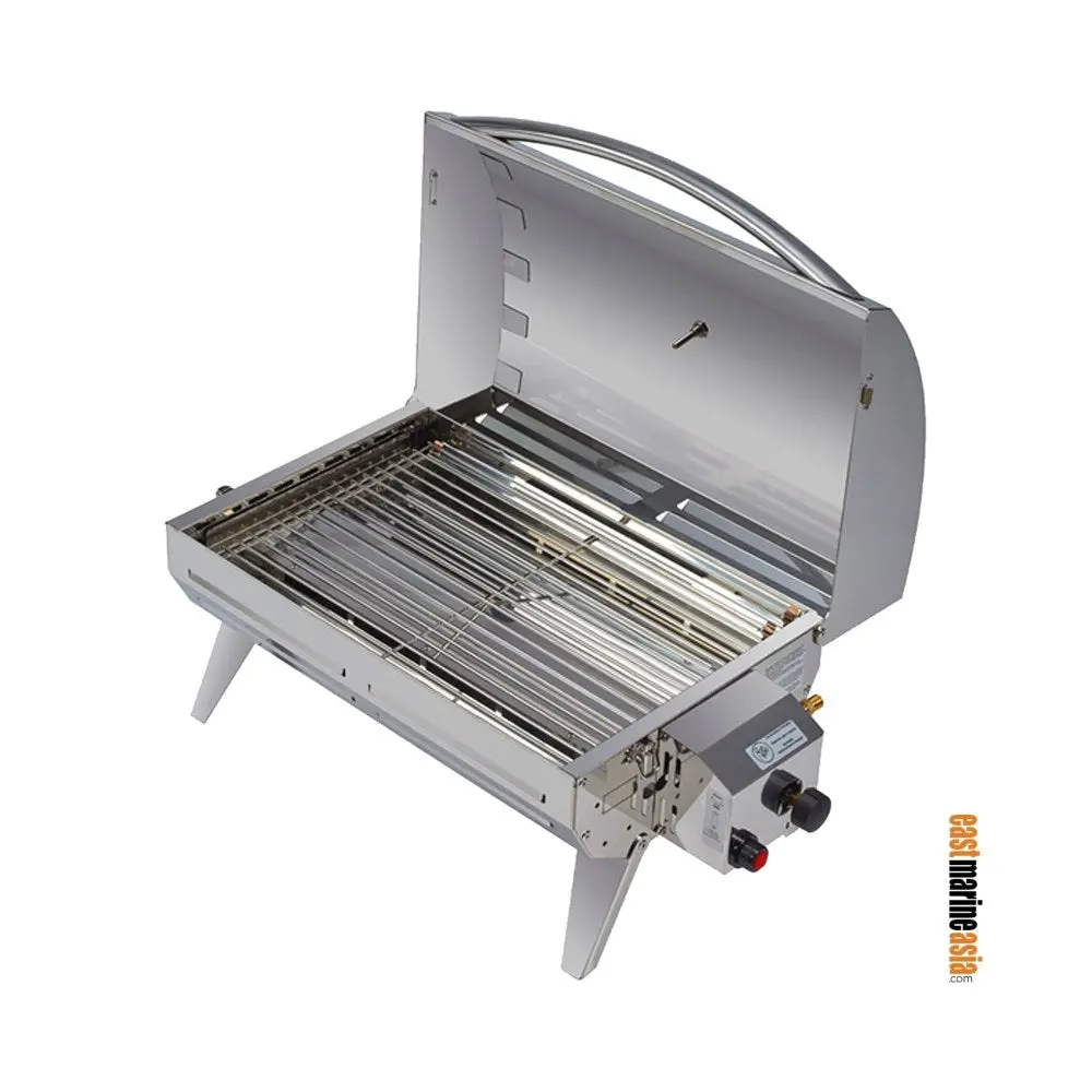 Force 10 Cook N' Boat Gas Grill (C/W Rail Mount & Cover) 1