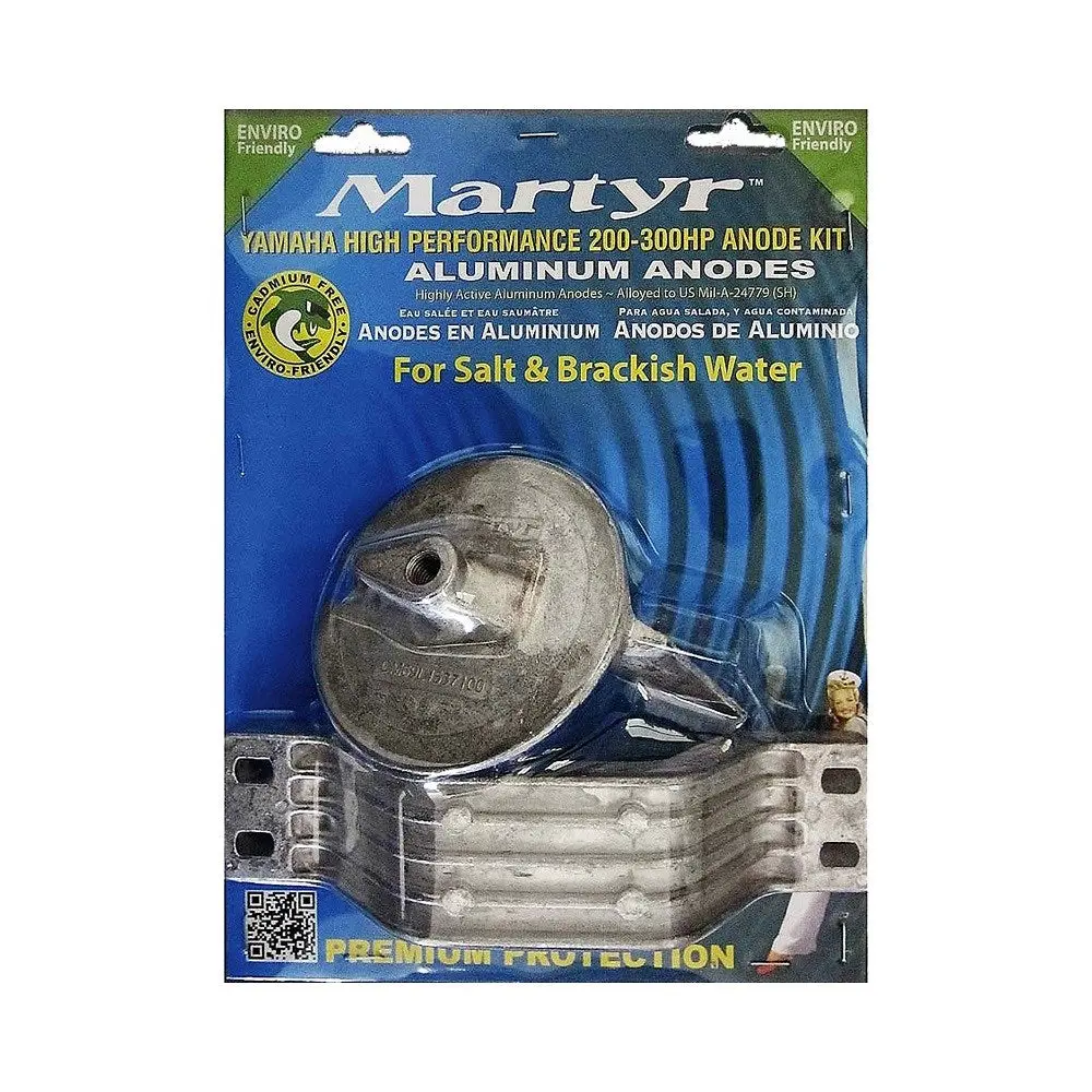 Martyr Cmyhp200300kita Yamaha High Performance 200-300 Hp Anode Kit - Aluminium 1