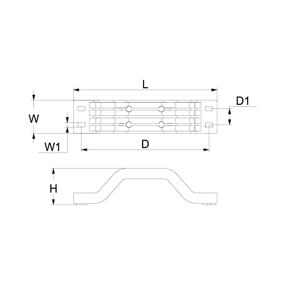 Martyr Cm6g54525101z Yamaha Handlebar Anode - Zinc 2