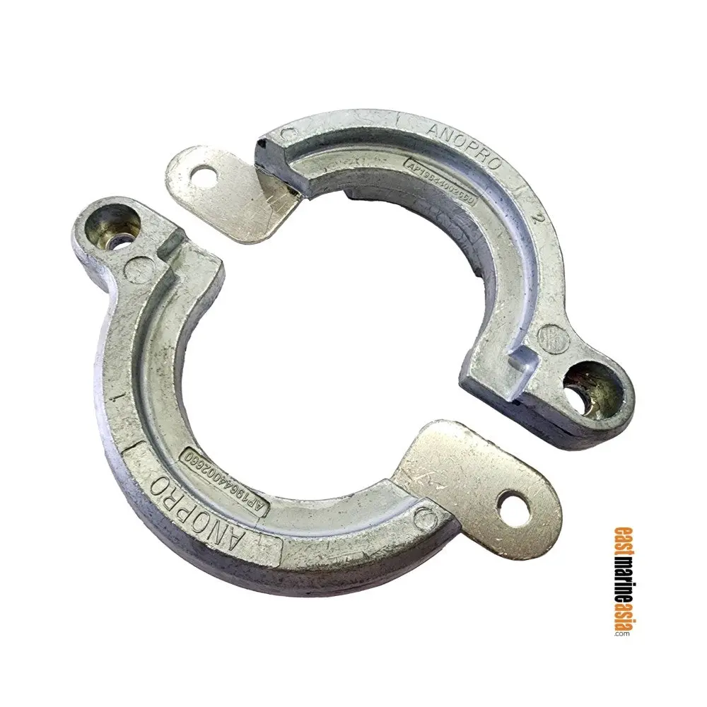 Anopro Ap19644002660kitz Yanmar Saildrive Split Ring Anode Kit - Zinc 1