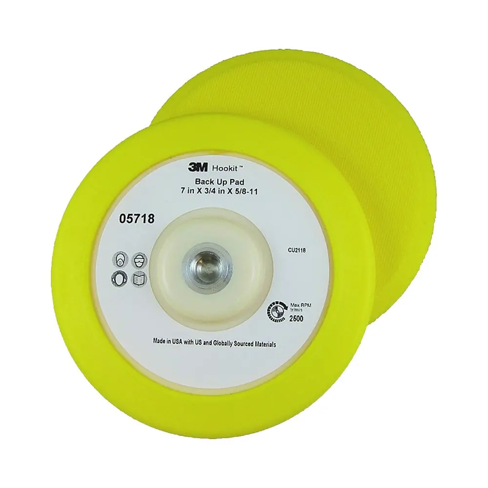 3M 05718 7" Hookit Back Up Pad 1