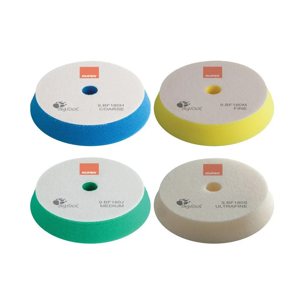 Rupes Bigfoot 150 - 180 Mm Foam Polishing Pads For Random Orbital And Triple Action Polishers 1