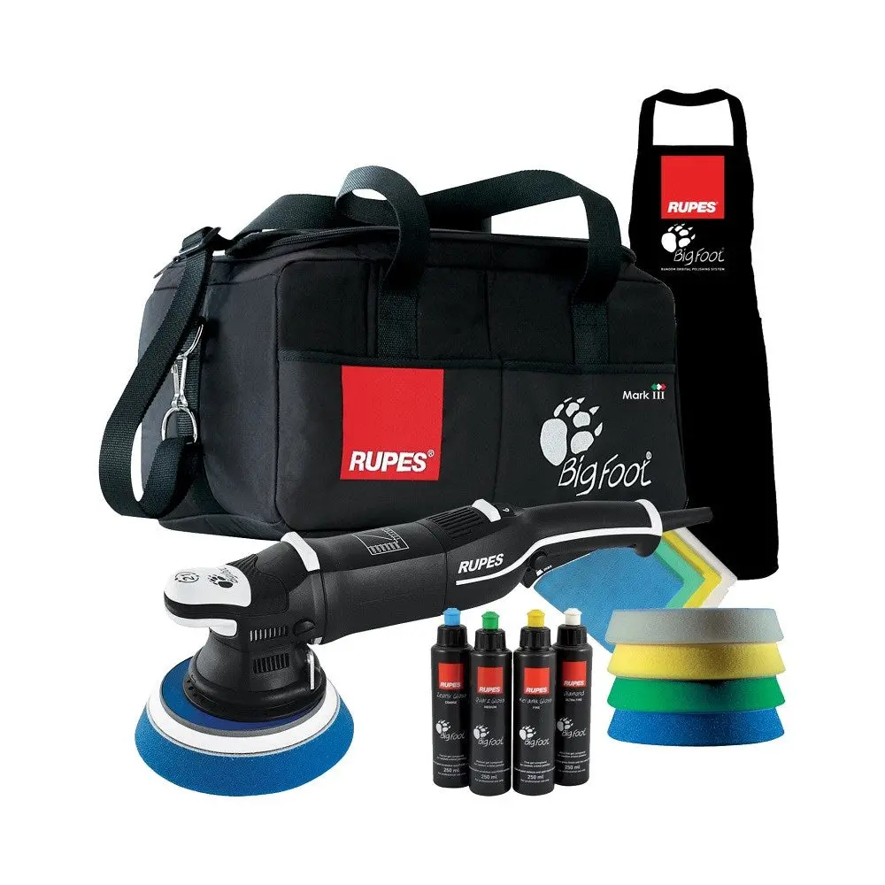Rupes Bigfoot Lhr 21 Mark Iii Random Orbital Polisher Dlx Kit 1