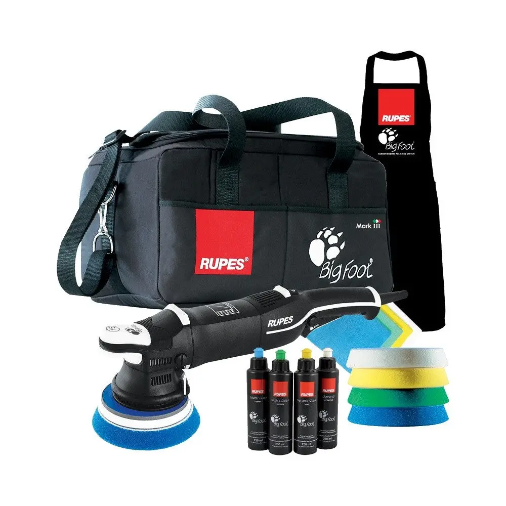 Rupes Bigfoot Lhr 15 Mark Iii Random Orbital Polisher Dlx Kit 1