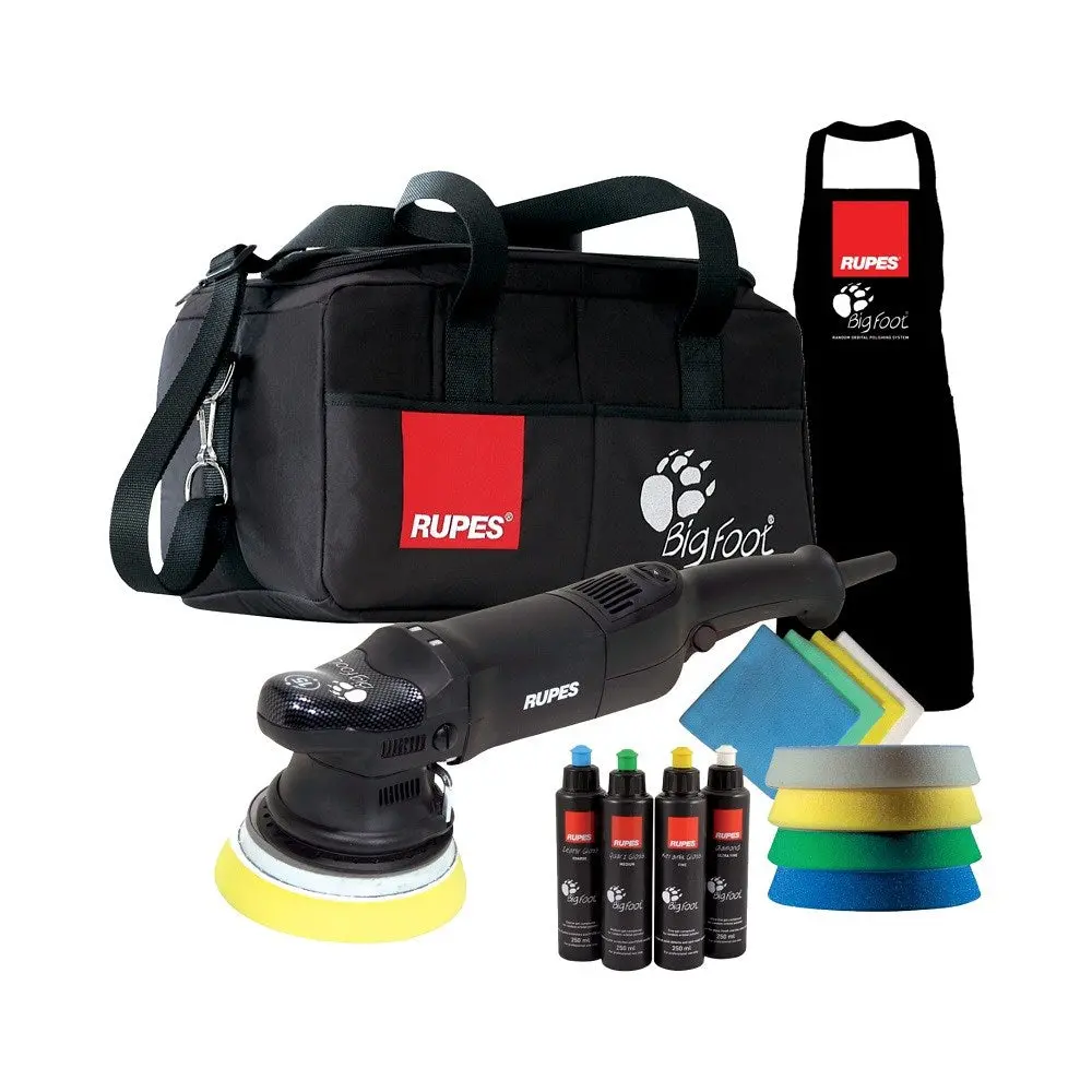 Rupes Bigfoot Lhr 15Es Random Orbital Polisher Dlx Kit 1