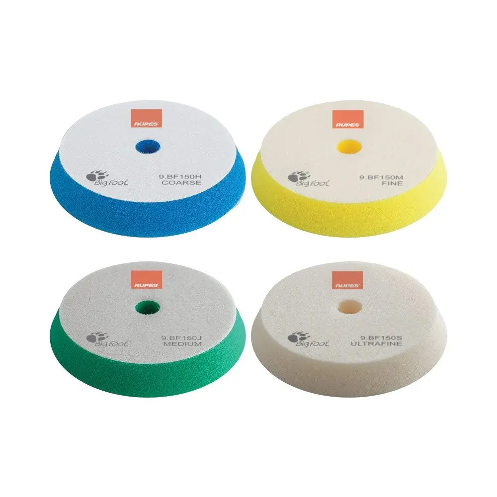 Rupes Bigfoot 130 - 150 Mm Foam Polishing Pads For Random Orbital And Triple Action Polishers 1