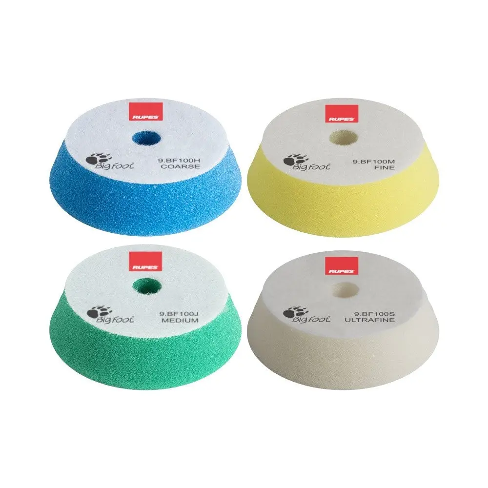 Rupes Bigfoot 80 - 100 Mm Foam Polishing Pads For Random Orbital And Triple Action Polishers 1