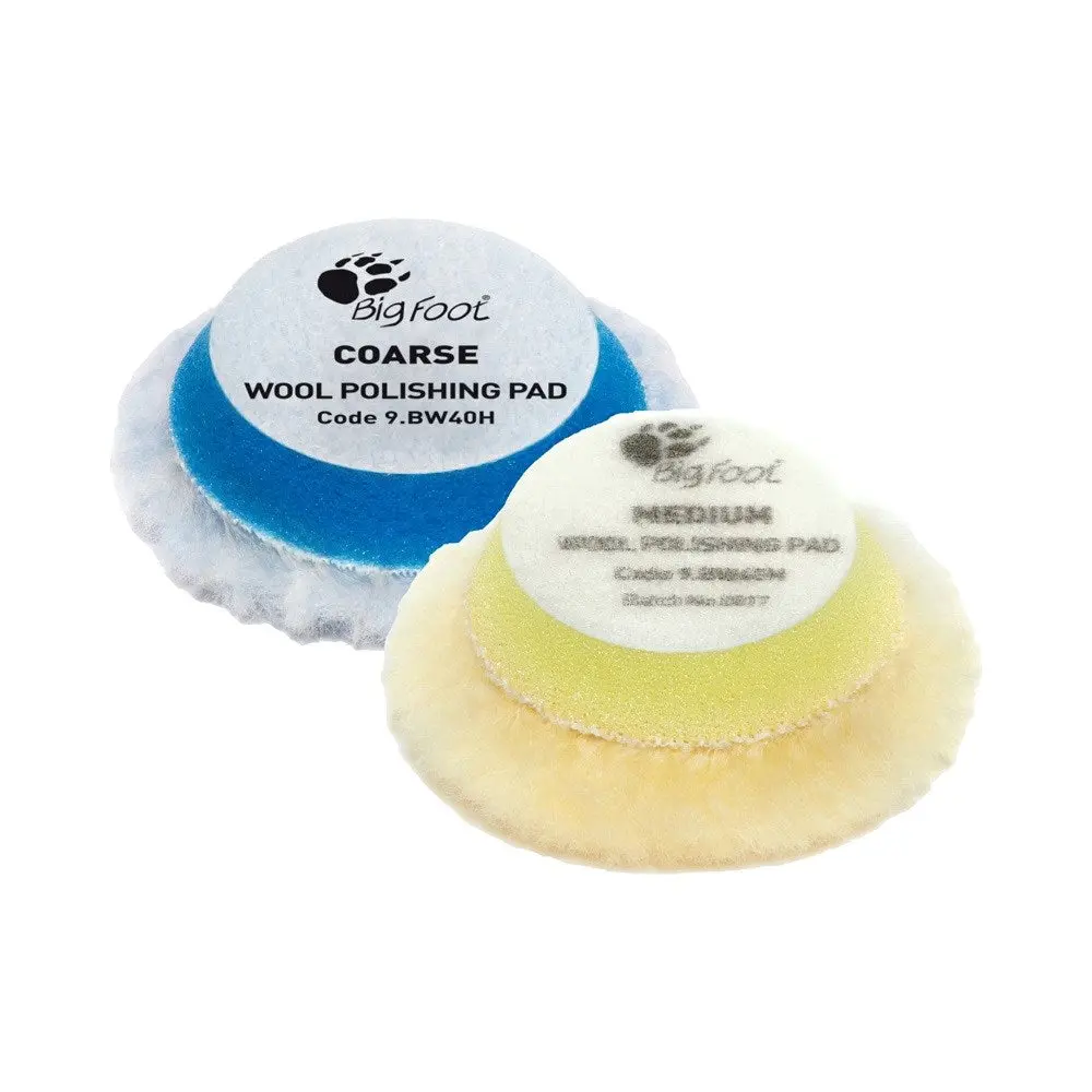 Rupes Bigfoot 30 - 45 Mm Wool Polishing Pads For Random Orbital, Gear Driven And Triple Action Polishers 1