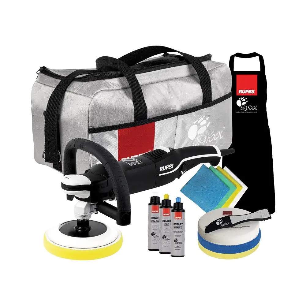 Rupes Bigfoot Lh 19E Rotary Polisher Dlx Kit 1