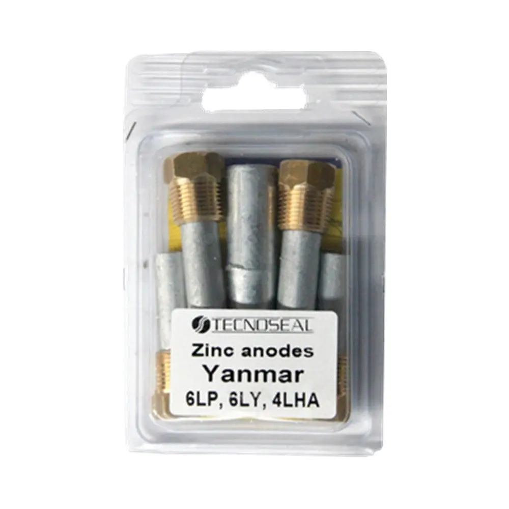 Tecnoseal Kityanmar Yanmar Inboard Engine Pencil Anode Kit - Zinc 1