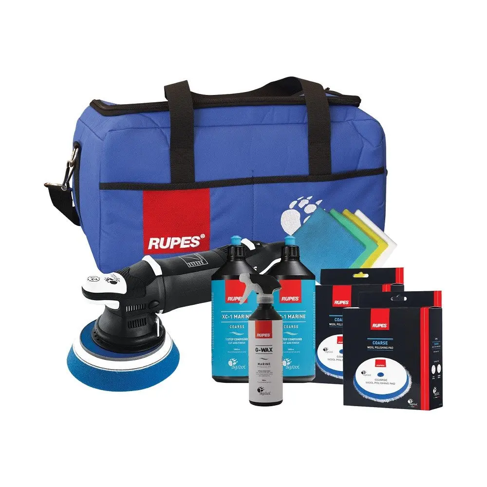 Rupes Bigfoot Lhr 21 Mark Iii Marine Premium Random Orbital Polisher Kit 1