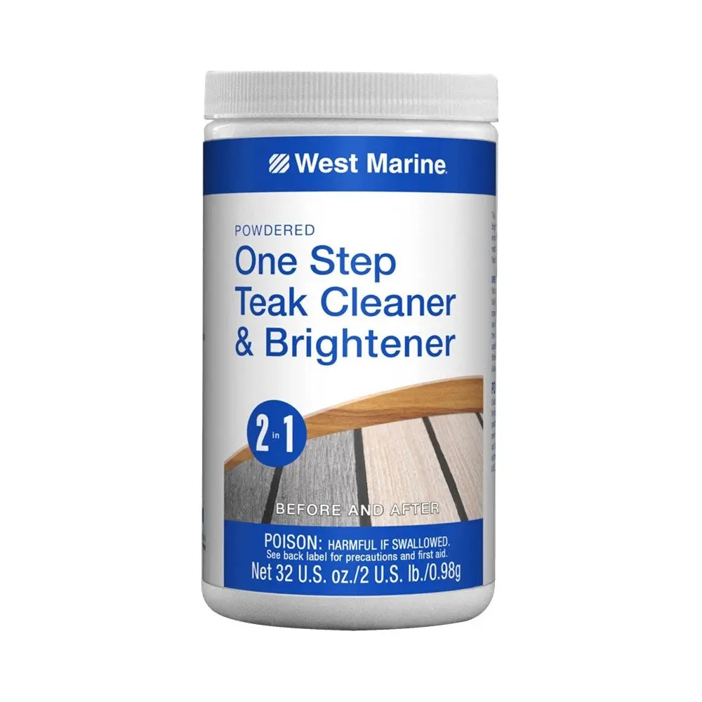 West Marine One Step Powder Teak Cleaner & Brightener 1