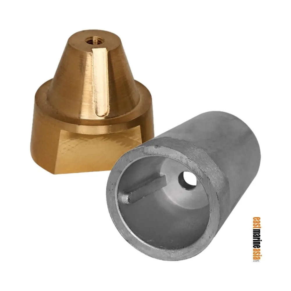 Martyr Beneteau Propeller Nut Anode C/W Inserts & Hardware - Zinc 1