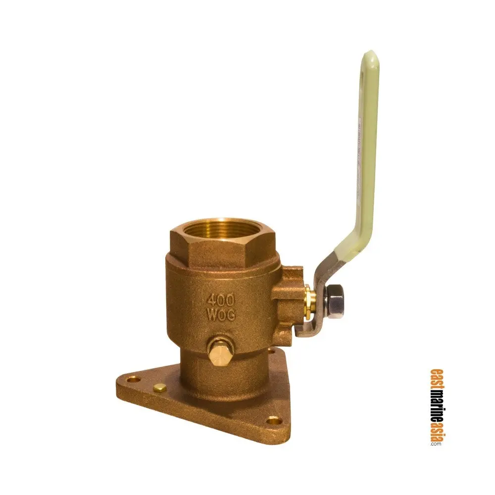 Groco Fbv Series Bronze Full-Flow Flanged Ball Valves - Nps To Npt 1