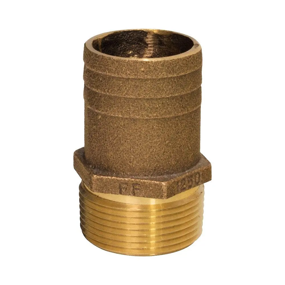 Groco Ff Series Bronze Pipe To Hose Full Flow Fittings - Npt 1