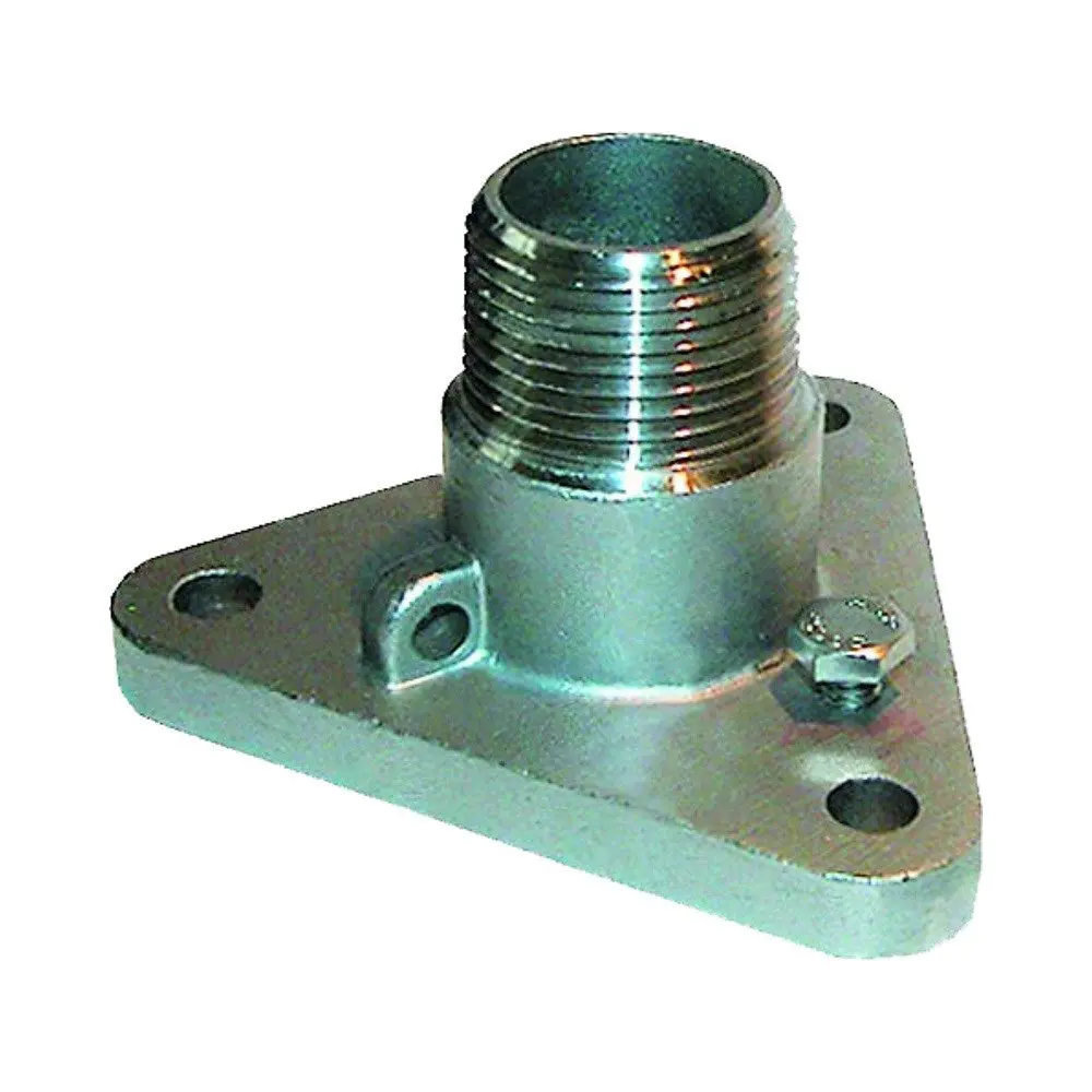 Groco Ibvf Series 316 Stainless Steel Flanged Adaptor For Ball Valve And Thru-Hull - Nps To Npt 1