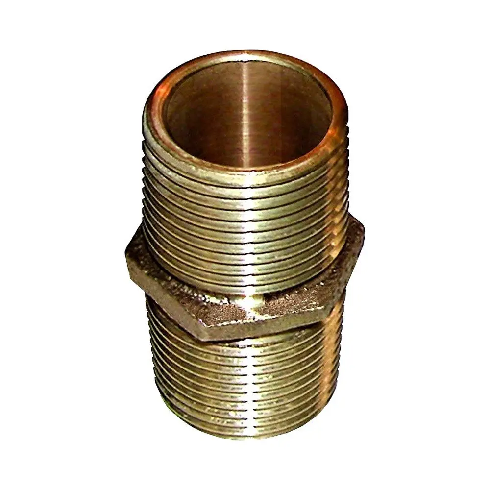 Groco Pn Series Bronze Pipe Nipple Fittings - Npt 1