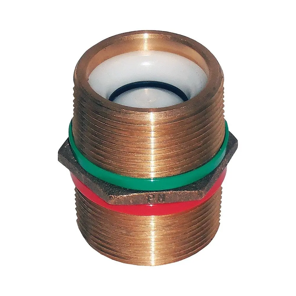 Groco Pnc Series Bronze Pipe Nipple Fittings With Check Valve - Npt 1