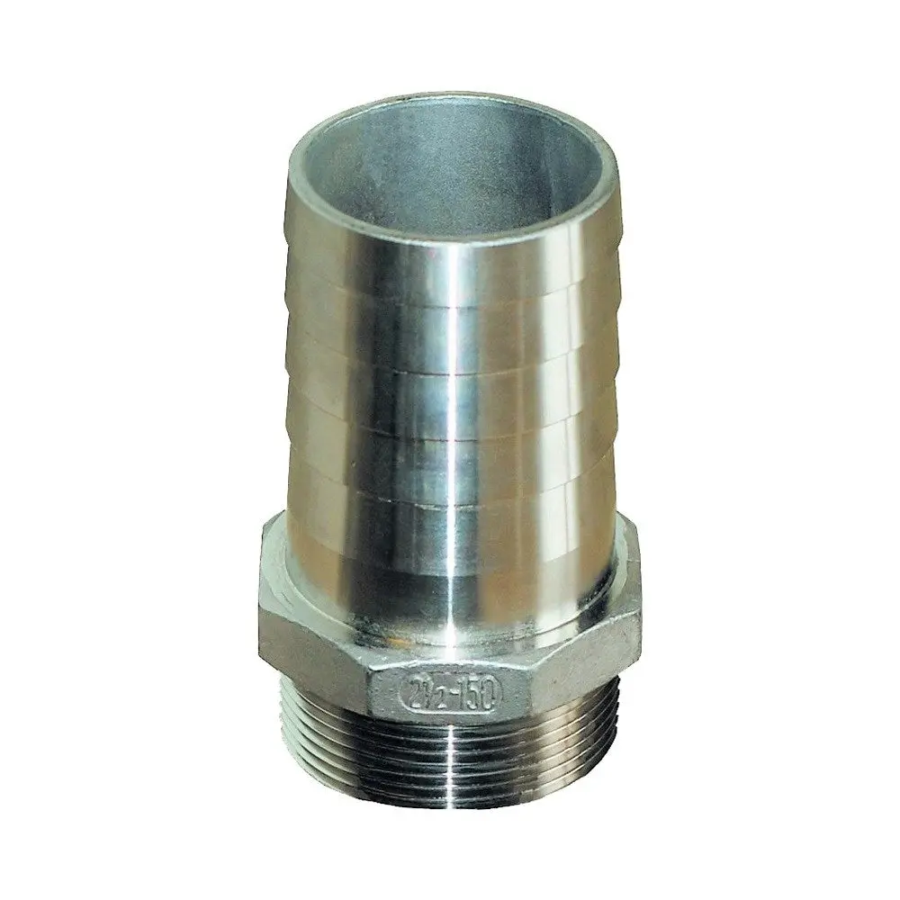 Groco Pth-S Series 316 Stainless Steel Pipe To Hose Standard Flow Fittings - Npt 1