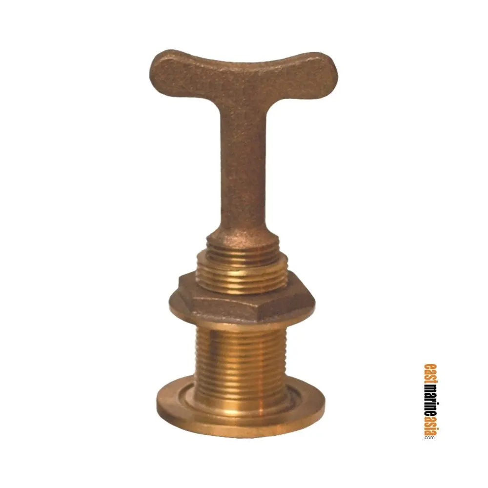 Groco Td Series Bronze Garboard Drains With T-Handle 1