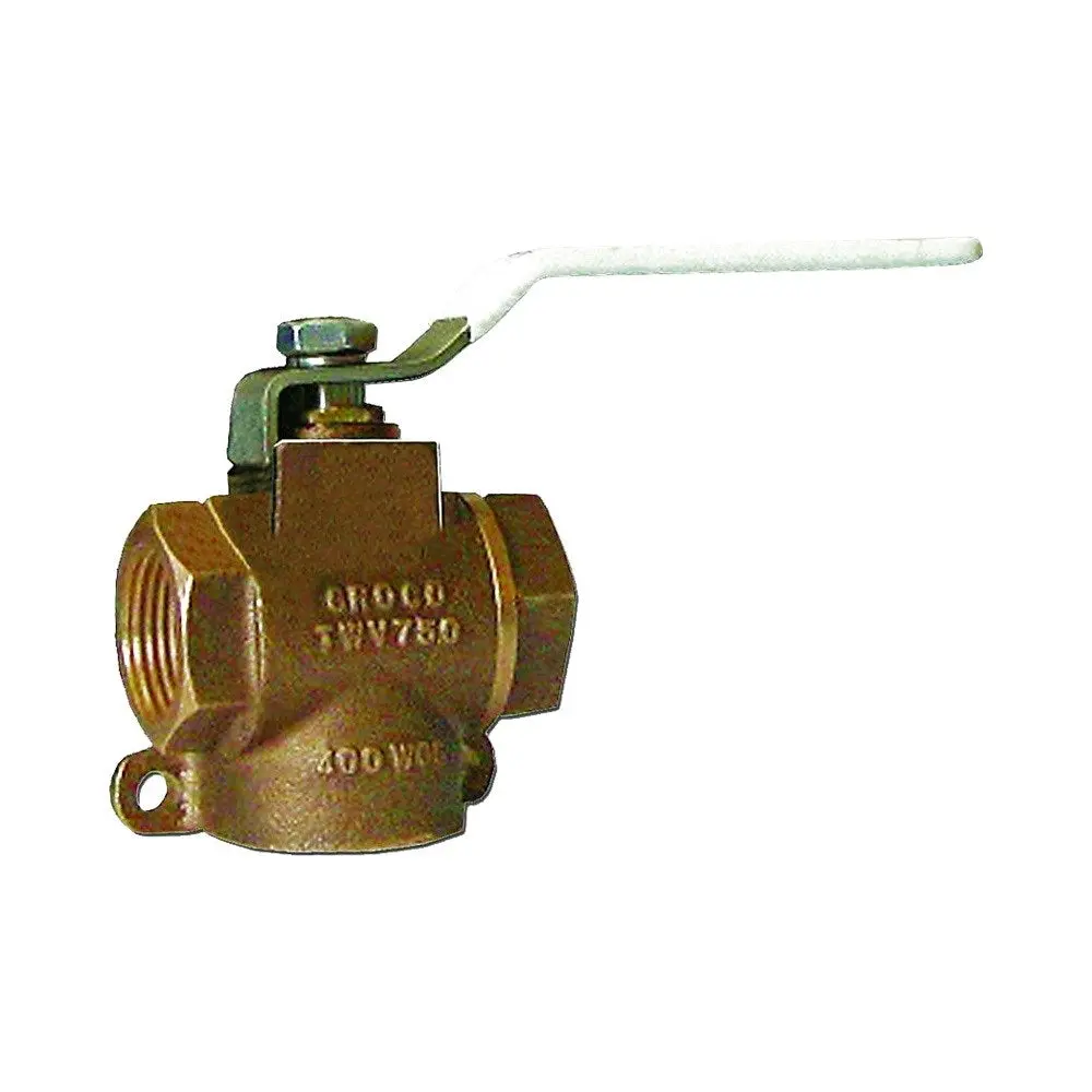 Groco Twv Series Bronze 3-Way Valve Fittings - Bspp 1