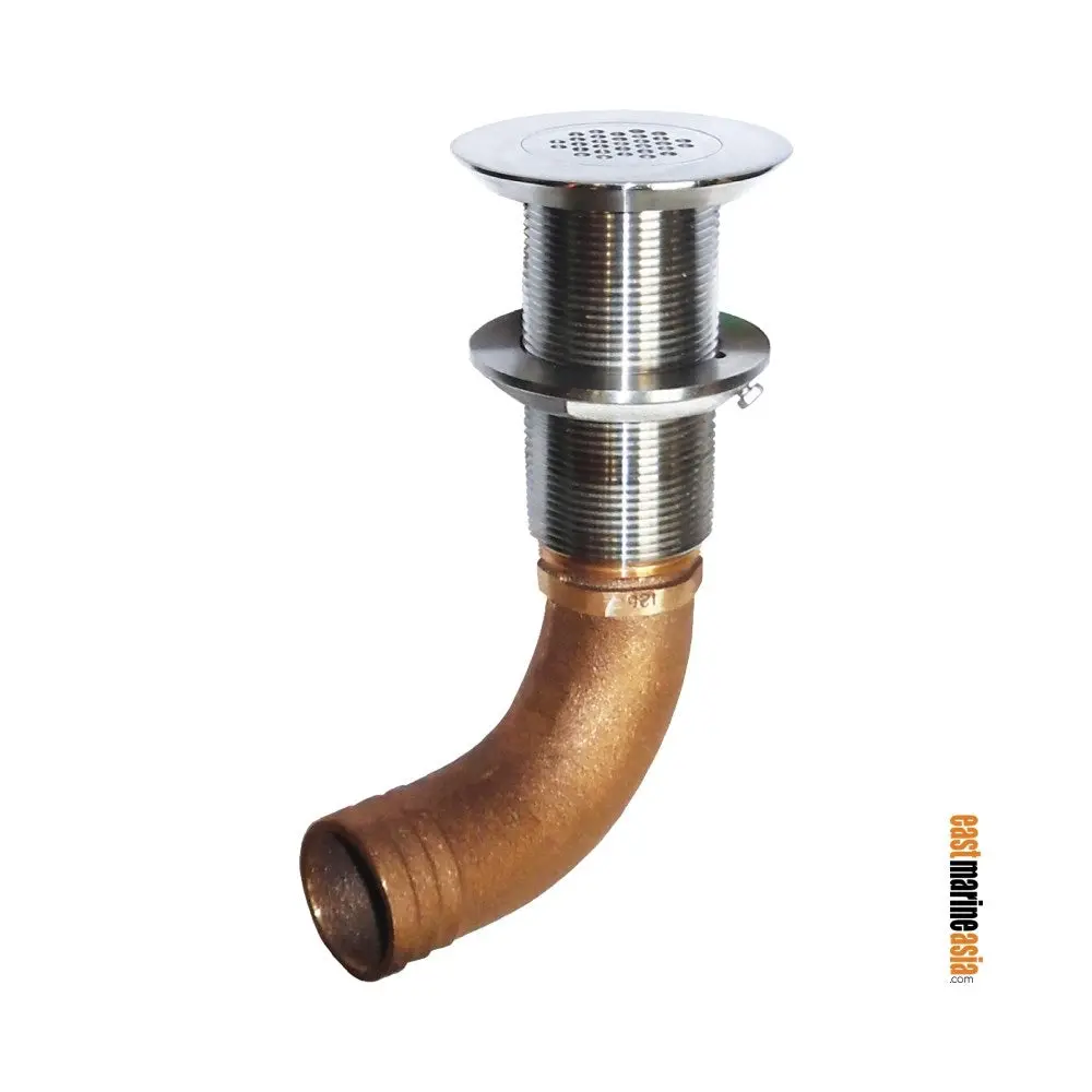 Groco Scus Series 316 Stainless Steel Deck Scupper 1