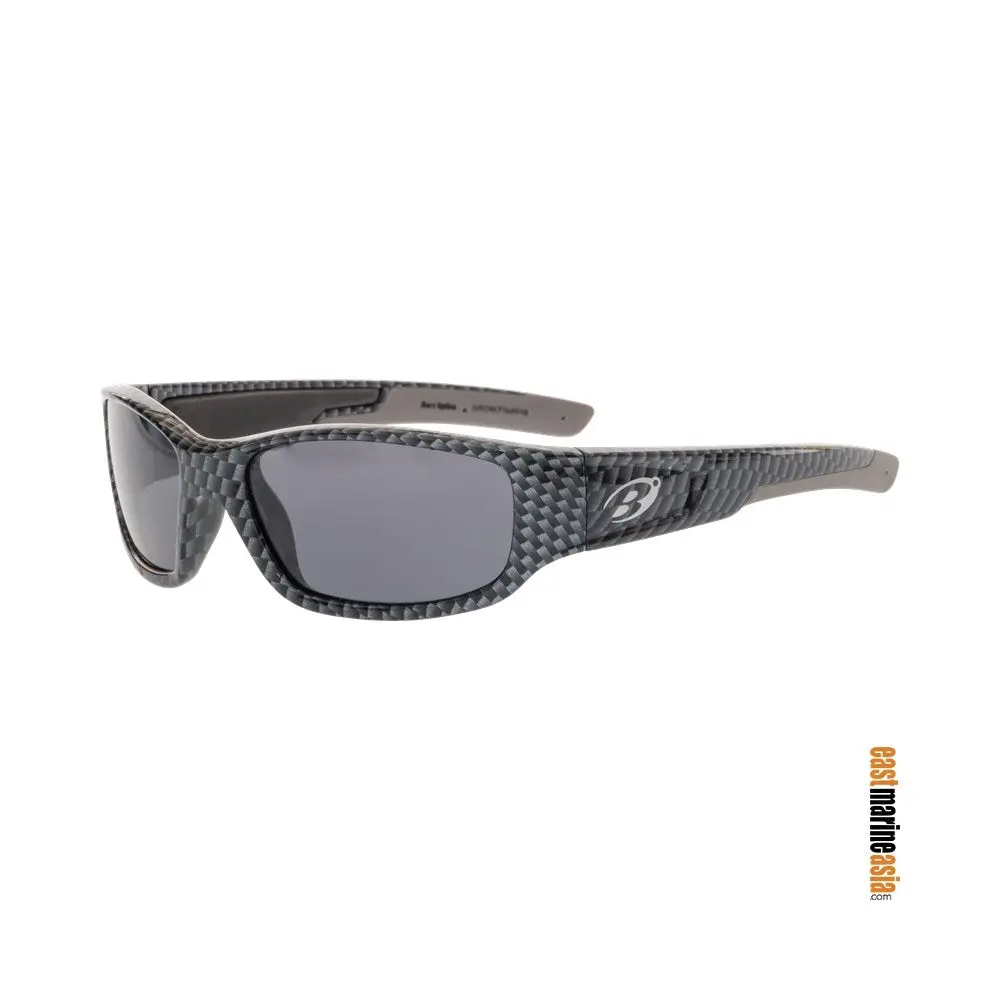 Barz Optics The Grom Floating Polarised Kids Sunglasses - Gloss Carbon With Neoprene Case & Retainer 1